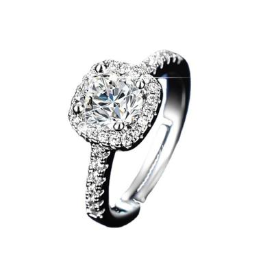 China TRENDY European and American fashion square ring for sale