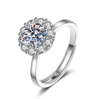 China New FASHIONABLE popular simulation moissanite couple ring for sale