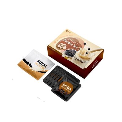 China Main 2021 hot selling bubble tea kits Taiwan Brown Sugar Bubble Tea Kit Instant for sale