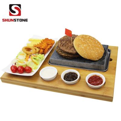 China Sustainable Bamboo Steak on Stone Premium - Set of 7 for sale