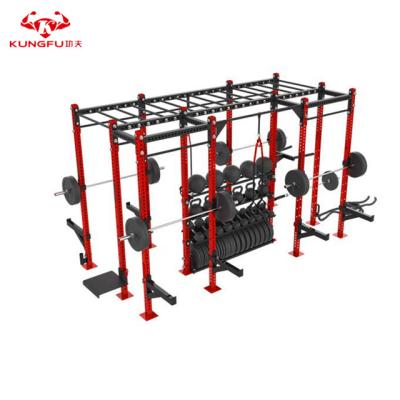 China Multifunctional Bodybuilding Gym Strength Monkey Bar Fitness Steel Rack for sale