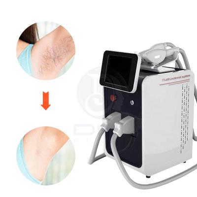 China Pigment Removal 3 in 1Permanent IPL Elight Shr Hair Removal 532nm 1064nm 1320nm ND Yag Laser Tattoo Removal RF Lifting for sale