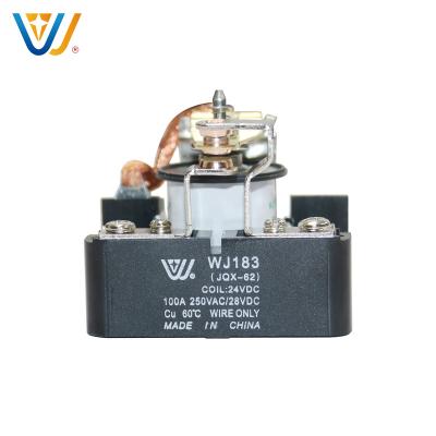 China Epoxy Jqx-62f 1z 100A---30A SPDT Relay Control Relay Electric Current Electrical Current Relay 12V 24VDC 220V 250VAC 110V for sale