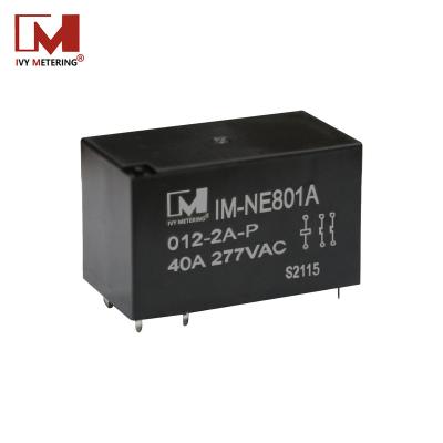 China IM-NE801 IEC62955 Standard 32A 40A 250VAC 24VDC Two Mode 3 Pole Sealed Power Relay For EV Wallbox for sale