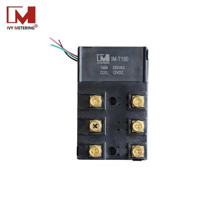 China IVY IM-T150 UC3 100A 48VDC 3 Pole Sealed Stable Power Latching Relay With Auxiliary Switch for sale