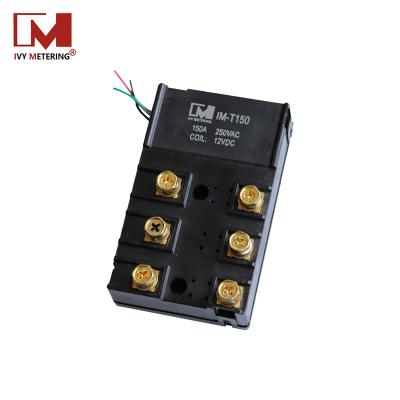 China 3 Phase Bistable Low Power Sealed Power Consumption 150A Latching Relay With Auxiliary Switch for sale