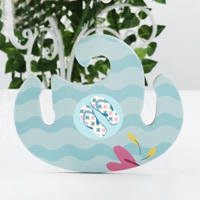 China Sustainable Recycled Degradable Paper Flip Flops Cardboard Hanger Wrapping Paper Hanger, Slippers Paper Hanger for sale