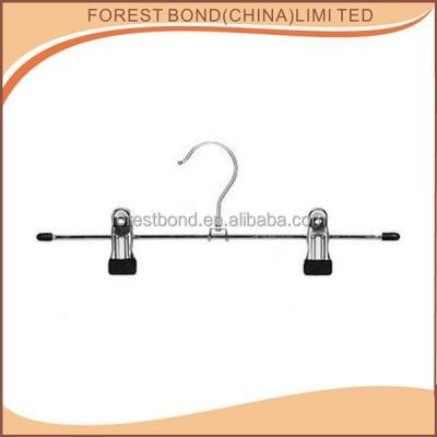 China Metal clip hangers, pants, trousers, jeans, hanger, low price for sale