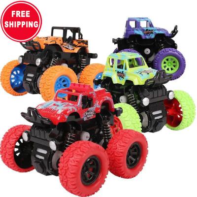 China Safe Plastic Four Wheel Drive Stunt Off Road Vehicle Model Boy Kids Toys Inertia Cars for sale