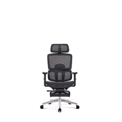 China Classical Modern Mesh Seat Office Chair Pneumatic Height Adjustment Blue Color for sale