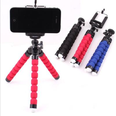 China Adjustable creative black and white large middle and small octopus octopus digital camera tripod card machine mobile phone tripod for sale