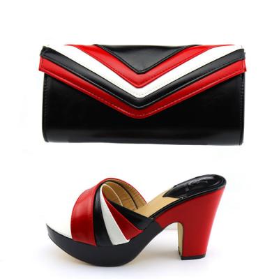 China Vintage Nigeria shoes and clutch bag to match set Shoes and bag shoes with matching clutch bag for sale