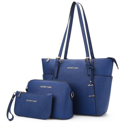 China Vintage 3 in 1 Main Bag Set of Bolsas Mujer Kadin Bayan Canta Borsa Donna Bolsos Mujeres Para Sac A Femme Frauen Tasche Ladies Fashion Tote for sale