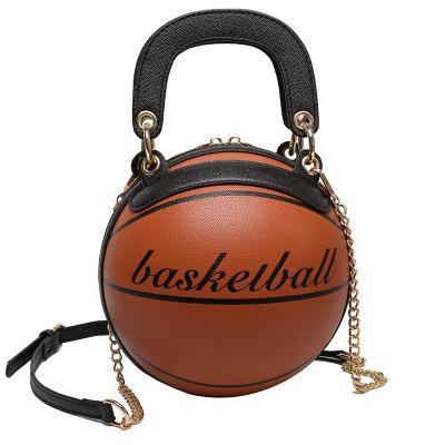 China Lady New Arrivals Fashion Multifunctional Graffiti Basketball Wallet Messenger Bag Handbag Women for sale