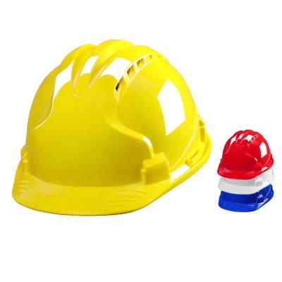 China HDPE Shell Factory Directly Sale Industrial Work Engineering Hard Hat Construction Safety Helmet for sale