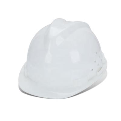 China HDPE Shell Construction Site Hard Hat High Quality Plastic Industrial Safety Helmet for sale