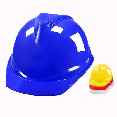 China Shell Factory Wholesale EN397 ABS Material Hard Hat Construction Safety Industrial Helmet for sale