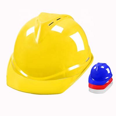 China HDPE Shell Vented Breathable PPE Hard Hat Construction Work Safety Protective Equipment Worker Hard Hat for sale