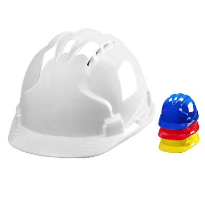 China ABS Material Shell 503A ABS White Color Vented Industrial Hard Hat Construction Safety Helmet for sale