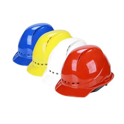 China ABS Shell 501A ANSI Standard PPE Construction Site Masks Styles Blue Work Safety Hard Hat for sale