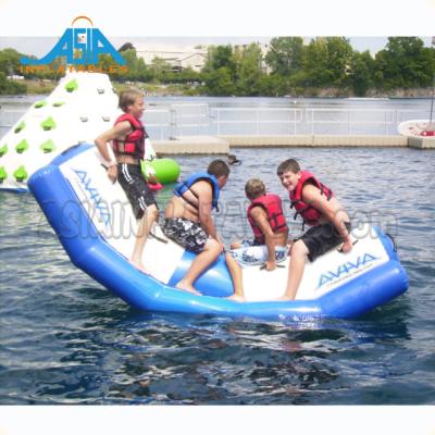 China 0.9mm PVC Tarpaulin Inflatable Water Play Equipment Water Seesaw, Inflatable Water Rocker, Inflatable Water Game for sale