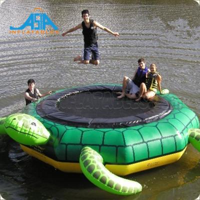 China Floating Toy Jumping Inflatable Water Trampoline Water Park Floating Park Sea Water Entertainment Good Quality Lake pool/ for sale