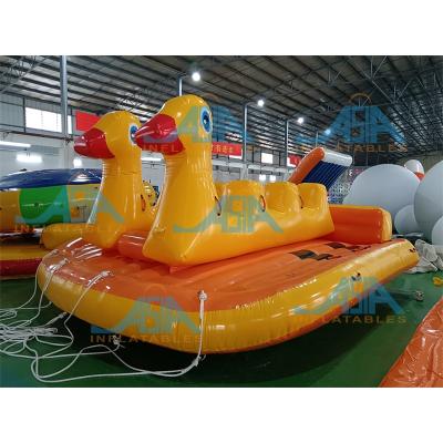 China Multifunctional Inflatable Flight Ski Tube Water Sport Towable Towable Ski Tube From Duck Towable Banana Sliders Crazy for sale