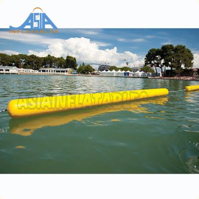 China Water entertainment float price good floating inflatable buoys, inflatable pipe on water park for sale