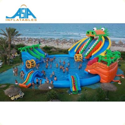 China 0.55mm PVC tarpaulin big inflatable water slide for sale inflatable toys/water slider aqua park/inflatable water slide for sale