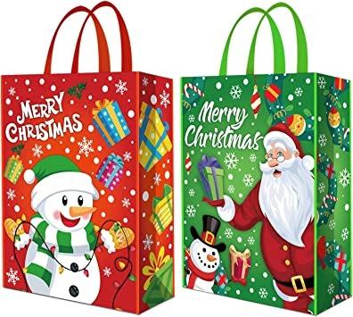 China Reusable Non Woven Gift Bags Reusable Grocery Bags With Handles For Kids Gifts Packing Supplies for sale