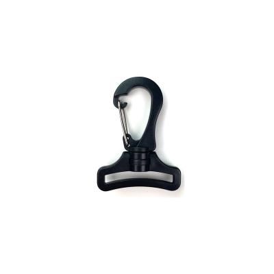 China Customized Printing Logo POM Material Plastic Buckle Hook Swivel Good Quality China Factory Supply Safety Snap For  Backpack Parts  Accessories for sale