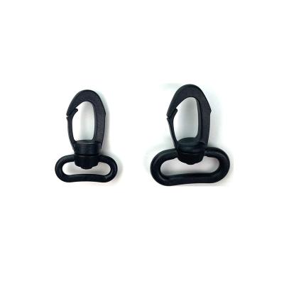 China Customized Printing Logo Good Quality Plastic Buckle Hook Swivel Safety China Factory Supply Swivel Hook Black For Tent Adjustable Hooks for sale