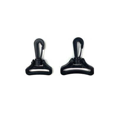 China Customized Printing Logo Wholesales Plastic Swivel Snap Hook Good Quality Factory Supply Lock Plastic Hook Webbing For Stroller Strap Accessories Hook for sale