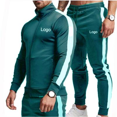 China OEM Manufacturer Custom Sportswear Blue Breathable Training Jogging Tracksuits Sweatsuit for sale