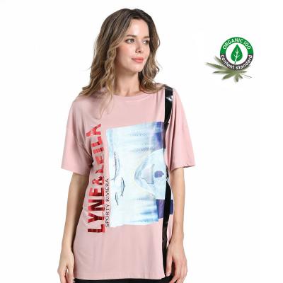 China Anti-Wrinkle BSCI/OCS Certified 100% Cotton T-Shirt Short Sleeve Oversized T-shirt Graphic Tees Dresses Tops for sale