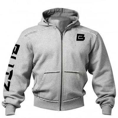 China Anti-pilling Mens Fleece 100% Cotton Zipper Hoodies Oversized Graphic Manufacturer for sale