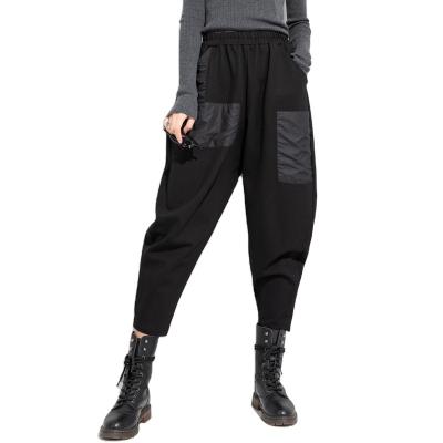 China Breathable Style Jogger Biker Motorcycle Women Long Pants With Pockets And Patchwork for sale