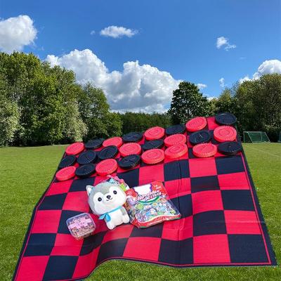 China Easy carry outdoor custom tasche price picnic mat checkers camping blanket cheap picknickdecke basket for sale