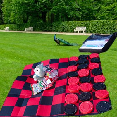 China Easy Carry Cotton Canvas Picnic Blanket Waterproof Sand Mat Dive Cooler Free Temprpedic Camping Blanket for sale