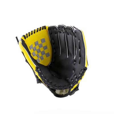 China Custom Leather Unisex Professional Sports Baseball Youth Batting Fielding Gloves for sale