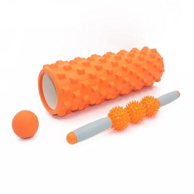 China High Quality Cheap Yoga Exercise Foam Power Roller Balance Massage Stick Pilates Yoga Shaft Set for sale