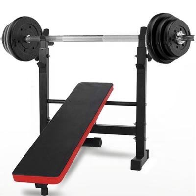 China Gym Foldable Free Weight Fashion Dumbbell Flat Power Adjustable Folding Lifting Bench for sale