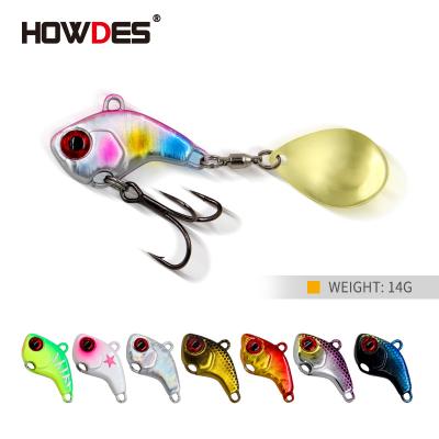 China Design 7g 10.6g 14g 21g Metal HOWDES Fishing Swim Baits Jigs Metal Lead Fish Vib Jig Building Lure for sale