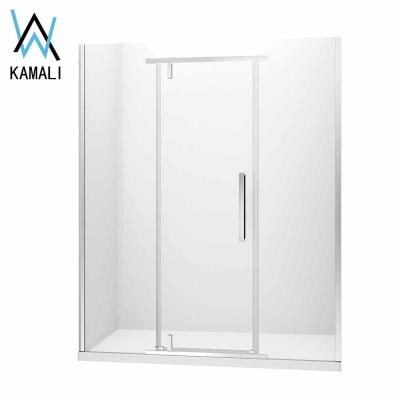 China Foshan Kamali New Design High Quality Factory Price Frameless Shower Frameless Glass Door For Bathroom Enclosure, Bathroom Shower Panel for sale