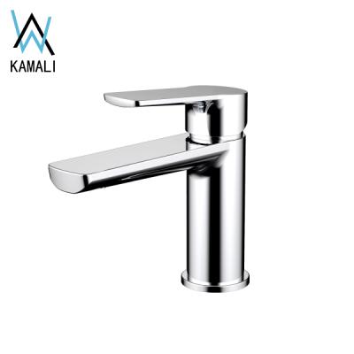 China Kamali modern porcelain filigree hot and cold water mixer basin bathroom commercial pre rinse beelee wash drinking faucet for sale