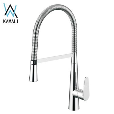 China Modern Sanitary High Quality Modern Industrial Filter Cupc Kamali Single Handle Single Handle Pull Out Kitchen Mixer Tap for sale