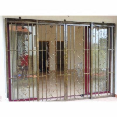 China Modern Commercial Steel Double Doors With Glass / Double Glazed Door for sale