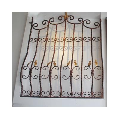 China Excellent Security Cheap Garden Decorative Wrought Iron Easily Assembled Steel Security Galvanized Simple Iron Metal Fence for sale