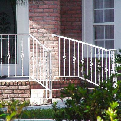 China Easily Assembled Small Aluminum Alloy Column Handrail Stair Railing for sale