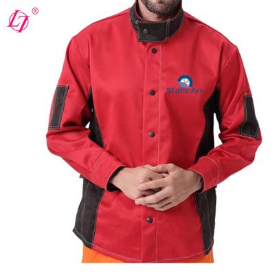 China Premium Flame Retardant Cotton Jacket FR Coat Fire Proof Welding Welding Jackets For Welding for sale